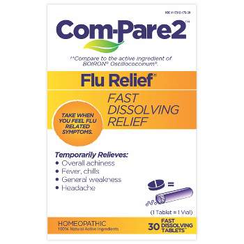 Com-Pare2 Flu Relief Dissolve Tablets - 30ct