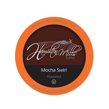 Hamilton Mills Coffee Pods, 2.0 Keurig K-Cup Brewer Compatible, Mocha Swirl, 40 Count