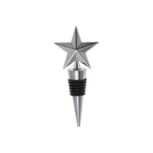 Unique Bargains Bottle Stoppers Star Zinc Alloy Aluminum Alloy TPR 4.06"x1.81"x0.79" 1 Pc - 1 of 3