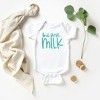 The Juniper Shop But First Milk Baby Bodysuit - 24mo - White - 2 of 2