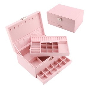 REGALWOVEN Women's Modern Storage Rectangular Jewelry Box - 1 of 4