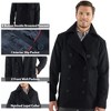 Alpine Swiss Mason Mens Wool Blend Classic Pea Coat Jacket - 3 of 4