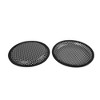 Unique Bargains Mesh Woofer Subwoofer Grill Car Speaker Cover Black 2 Pcs - 4 of 4