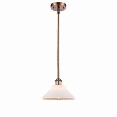 Orwell - 1 Light Stem Hung Mini Pendant In Industrial Style-8 Inches Tall and 8.38 Inches Wide