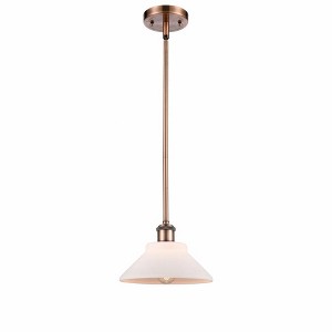 Orwell - 1 Light Stem Hung Mini Pendant In Industrial Style-8 Inches Tall and 8.38 Inches Wide - 1 of 1