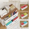 Lateral File Cabinet for Letter/A4/Legal Size Hanging Files, 2 Drawers White File Storage Cabinet Printer Stand - 4 of 4