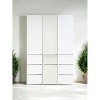 HomeStock Elise Modular Wood Closet System with Mirror in White - 2 of 4