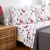Christmas Duvet Cover, Soft Brushed Microfiber Comforter Cover Sets, Printed Holiday Theme Bedroom Decorative Bedding - 2 of 4
