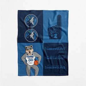 NBA Domino Swaddle Blanket - 1 of 4
