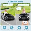 Costway Ride on Car Licensed Mercedes-AMG GT3 Kids Car with Remote Control 3 Speeds Black/Red/White - 4 of 4