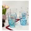 Swirl Acrylic Glasses Drinking Set of 4 (20oz), Plastic Drinking Glasses, BPA Free Cocktail Glasses, Drinkware Set, Hi Ball Plastic Water Tumblers - 2 of 4