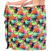 LA LEELA Men's Vacation Beachwear Lava Lava Sarongs Swimwear Cover Up Summer Long Holidays Wrap Vacation Pareo For Men One Size Multicolored, Leaf - 2 of 4