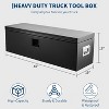 Industrial Steel Truck Tool Box w/Gas-Shock Lid,Pry-Resistant Security & Weatherproofing Toolbox Organizer - 4 of 4
