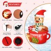 GAOMON 6FT Gingerbread Man Inflatable Christmas Decorations Outdoor, Cute Blow Up Hot Cocoa Cup Xmas Yard Decorations - 2 of 4