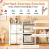 Infans Kids Toy Storage Organizer Toddler Multipurpose Cabinet Bookshelf Chest w/ Bins - 3 of 4