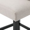 2pcs Fabric and Wooden Counter Heighe Barstools for living room-Christopher Knight Home - 4 of 4