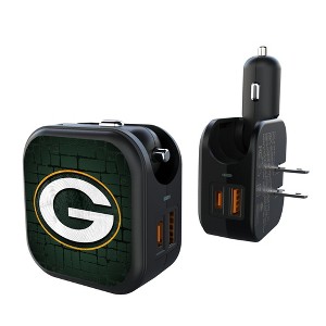 NFL NFC Teams Brick Wall 18-Watt 2 in 1 USB A/C Charger - 1 of 3
