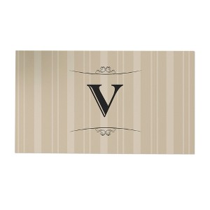 Personalization Mall Elegant Monogram Doormat, 18" x 27" - 1 of 1