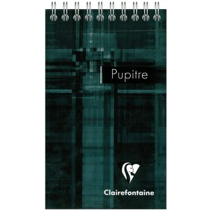 Clairefontaine Wirebound Notepad - Graph 80 sheets - 3 1/4 x 5 1/2 - Assorted Colors - 1 of 4