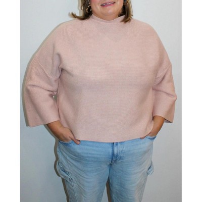 Women's Abbey Ribbed Sweater - Plus - ELLISON