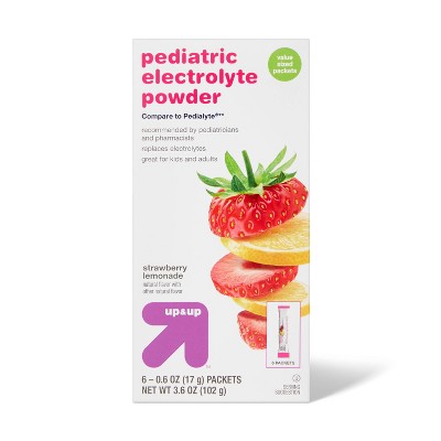 Pediatric Oral Electrolyte Solution - Strawberry Lemonade - 6ct - up & up™