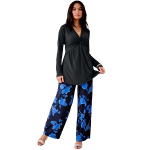 Roaman's Shirred Empire Waist Tunic - 1 of 2