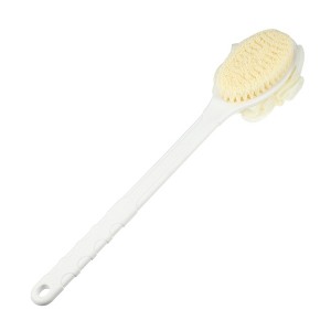 Unique Bargains Long Handle Bath Brush 4.33"x2.56" 1 Pc - 1 of 4