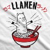 Womens Llamen Funny Ramen T-shirt For Foodie Girls - Crazy Dog Women's T Shirt - 2 of 4