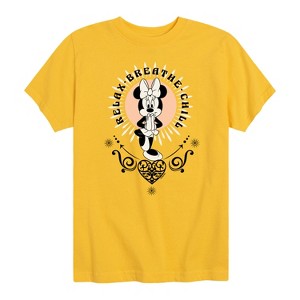 Boys' - Disney - Relax Breathe Chill Short Sleeve Graphic T-Shirt - 1 of 4