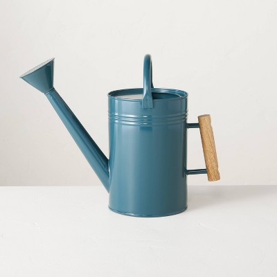 3.6L Metal Watering Can Blue - Hearth & Hand™ with Magnolia