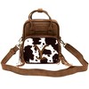 Paramount Network Bag, Crossbody, Yellowstone Dutton Ranch Cowboy Cowhide, Distressed Brown, Vegan Leather - 3 of 4