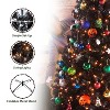 Yaheetech 4.5Ft/6Ft/7.5Ft/9Ft/12Ft Pre-lit Spruce Artificial Christmas Tree with 150 Incandescent Warm White Lights - 4 of 4