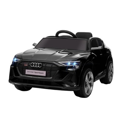 Black 12V Audi E-tron Sportback Kids Ride-On Car