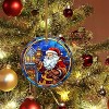 Lomsoe Santa Claus Christmas Ornament Christmas Hanging Ornament for Christmas Tree Decor Christmas Gift - 4 of 4
