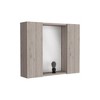 Chery Life Double Door Medicine Cabinet with Mirror, One External Shelf - 4 of 4