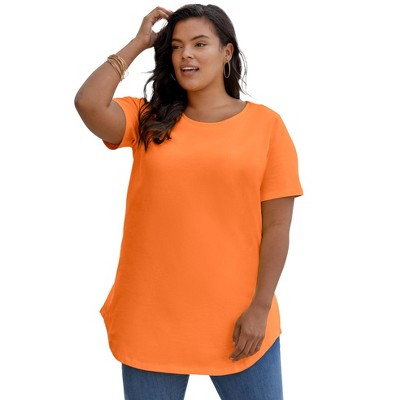 Roaman's Women's Plus Size Crisscross Back Ultimate Tunic