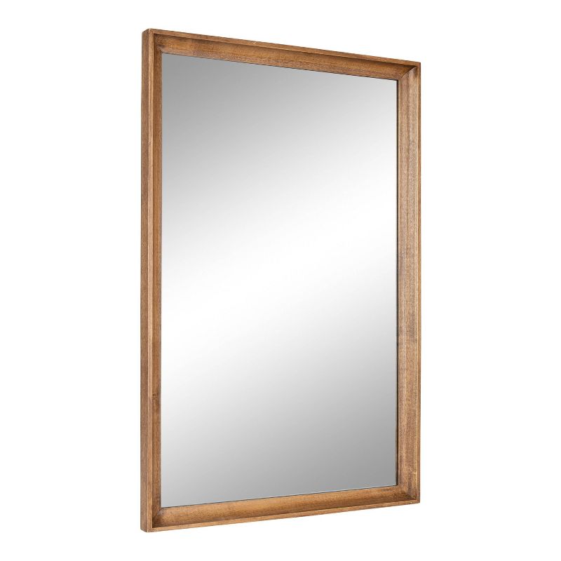 24&#34;x36&#34; Hatherleigh Rectangle Wall Mirror Rustic Brown - Kate &#38; Laurel All Things Decor, 1 of 10