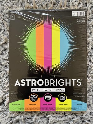 Astrobrights Colored Paper 8.5