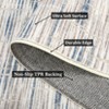 Machine Washable Area Rug, Modern Abstract Area Rug Stripes Rug, Non Slip Geometric Soft Rugs Home Decor - 4 of 4