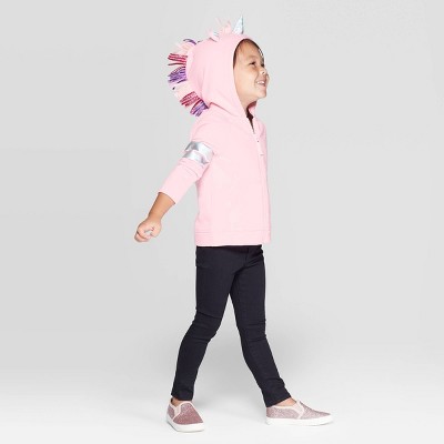 Toddler Girls Unicorn Sweatshirt Cat Jack Pink 3T Target