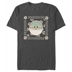 Men's Star Wars: The Mandalorian Grogu Precious Daisies T-Shirt - 1 of 4