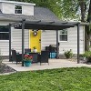 PURPLE LEAF Pergola Outdoor Retractable Pergola with Sun Shade Canopy Patio Metal Grape Trellis Pergola Grill Shelter Pergola for Porch Garden Yard - 3 of 4