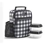 Fit & Fresh Austin Lunch Kit with Containers - Black