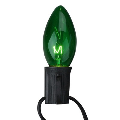ROMAN LIGHTS 20 Mini Replacement Bulbs 2.5v VOLT Green Base Multicolor Bulb 