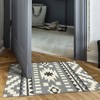 Homefires Heritage in Gray Indoor & Outdoor Rug – Stylish, Durable, Fade-Resistant, Perfect for Patio, Porch, Entryway, or Living Room Decor - 2 of 3