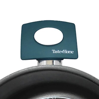 Sea Green 8-Qt Non-Stick Aluminum Stock Pot with Lid