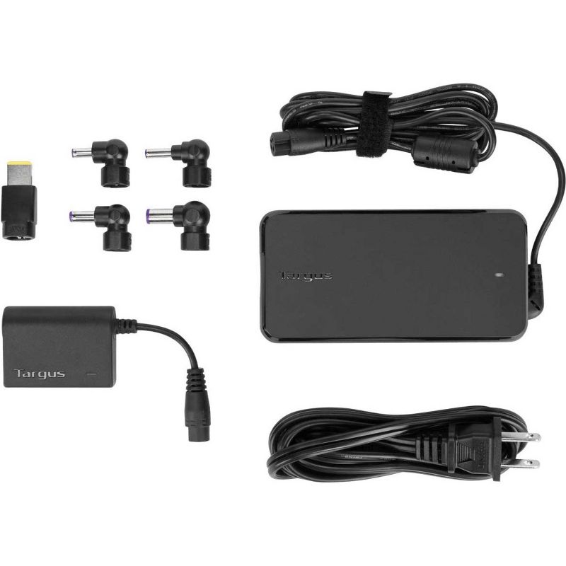 Targus 90W AC Universal Laptop Charger with USB Port, 1 of 7