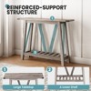 Crestlive Products Farmhouse Console Table for Entryway - Wood Entryway Tables with Shelves, Sofa Table for Entryway, Living Room, Hallway - 3 of 4