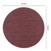 REGALWOVEN PVC Waterproof Wrinkle-Resistant Placemats 14 x 14 Inch 6 Pcs - 4 of 4