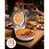 VEVOR Home Pizza Oven, 12 in Electric Pizza Maker, 1200W Cooker with Cordierite Stone, 5-Mode Temp Control, Viewing Window, Heats up to 788 ˚F, White - 3 of 4